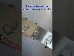 Self Adhesive Wall Mounted Hook Rail Rack Untuk Gantungan Baju