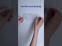 Bebas Kerusakan Wall Mount Clear Kitchen Office Desk Storage Organizer WGO Shower Caddy Kamar Mandi