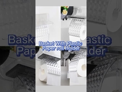 WGO Transparan Kamar Mandi Sabun Papan Pemegang Shower Rail Plastik Untuk Handuk Kertas