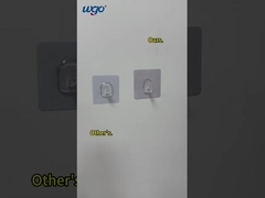 Self-adhesive Clear Hooks Pakaian kamar mandi gantungan Tidak ada residu Hooks mengucapkan selamat tinggal Ke kotor jejak masalah
