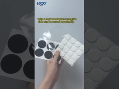 Die-cut Titik Lem Dua Sisi Dapat Digunakan Kembali Titik Perekat yang Dapat Diposisikan Ulang Titik Velcro Lengket Tanpa Residu Untuk