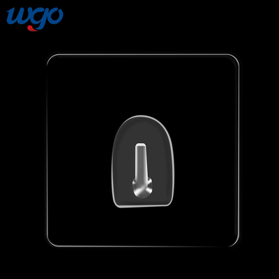 WGO Self Adhesive PC clear coat hook Tugas Berat Untuk Menggantung Mantel Handuk Dapur Kamar Mandi Tahan Air Tahan Karat