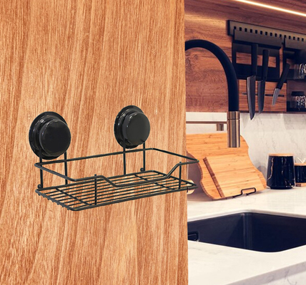 Pemasangan Bebas Kerusakan Tidak Perlu Lubang Pengeboran Shower Caddy Self Adhesive Aksesoris Mandi Pemegang Chrome