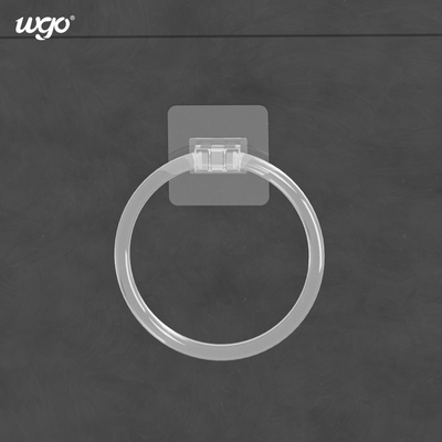 Cincin Handuk Tangan Perekat Tanpa Jejak Diameter 160mm Pemegang Handuk Perekat