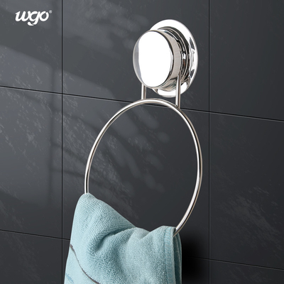 Stainless Steel Pas Kamar Mandi Handuk Pemegang Hisap Dipasang Dengan Kuat