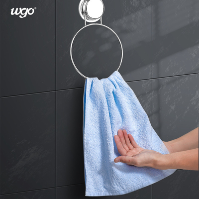 Stainless Steel Pas Kamar Mandi Handuk Pemegang Hisap Dipasang Dengan Kuat