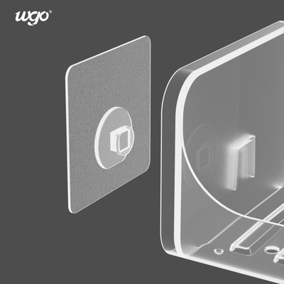 Wall Mounted 120mm Kamar Mandi Sabun Piring Pemegang Leachate Self Adhesive Soap Holder