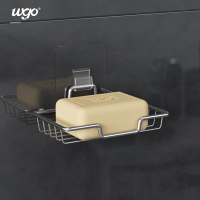 Aksesoris Mandi Set Self Adhesive Mounted Kamar Mandi Fiiting Holder Tempat Sabun Piring Untuk Kamar Mandi