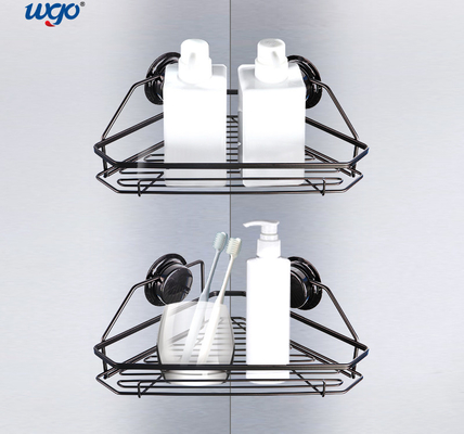Permukaan Stainless Steel Painted Finshed Bath Corner Shelf Perawatan Oksidasi Hitam