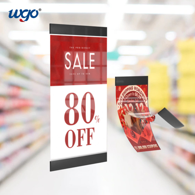 No Magnet Repositionable Wall Mounted Sign Holder Self Adhesive