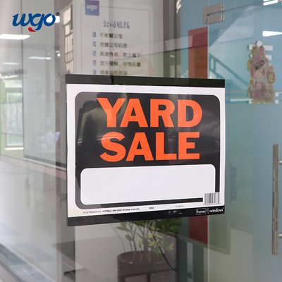 Tidak Ada Magnet yang Diperlukan Repositionable Sign Display Holder Wall Mounted Adhesive