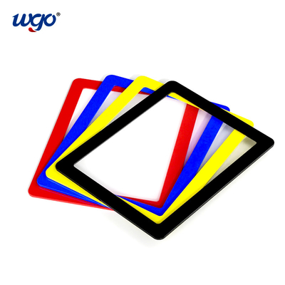 Repositionable Self Adhesive Plastic Sign Holder Poster Pocket Wall Mounted Sign Holder 8.5x11