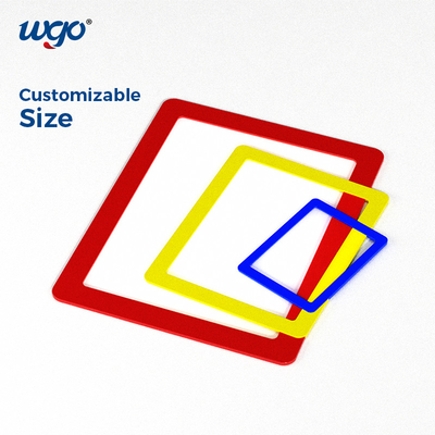 Removable 1000 Kali Wall Mounted Plastic Sign Holder Untuk Toko Toko Eceran