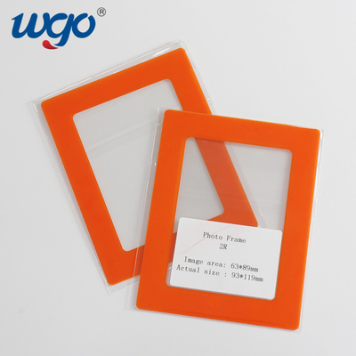 Self Adhesive Mounted PVC Photo Frame Kayu Tanpa Magnet Tidak Perlu Alat Pemasangan