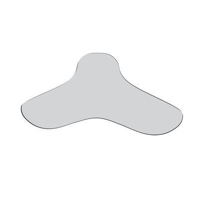 Adhesive Soft Glued Mounted Gel Nose Pad Dihapus Tanpa Residu Untuk Masker CPAP