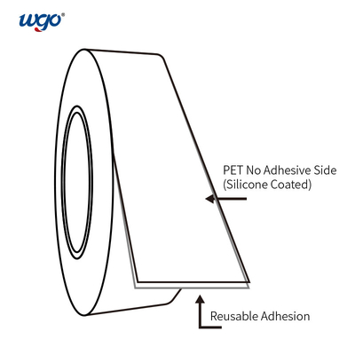 WGO Fashion Disesuaikan Reusable Mounting Tape Bening Tidak Ada Residu Dapat Dicuci