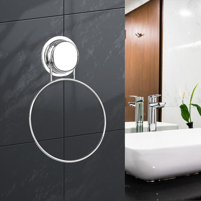 Stainless Steel Dapur Putaran Kamar Mandi Handuk Pemegang Suction Mounted