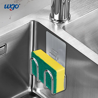 Tidak Ada Lubang Pengeboran Tidak Perlu Paku Mounted Self Adhesive Sponge Holder OEM ODM