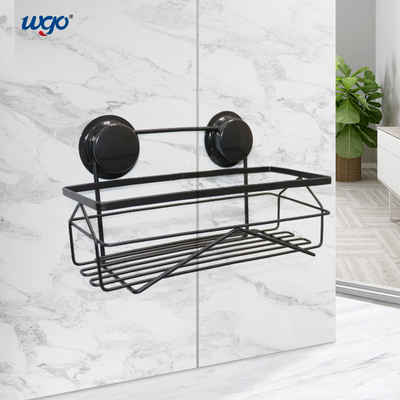 Pemegang Aksesoris Mandi Stainless Steel Hitam Teroksidasi Untuk Cangkir Hisap Mandi Tetap