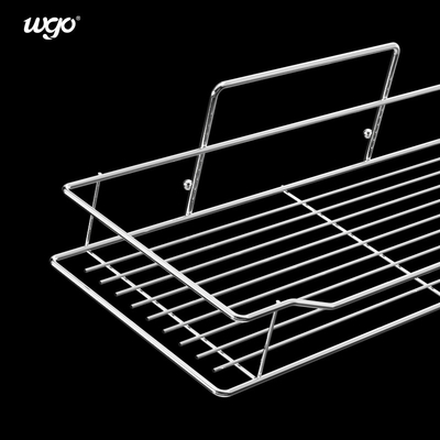 35.5cm Sliver Color Kamar Mandi Caddy Holder Bersertifikat ROHS Untuk Penyimpanan