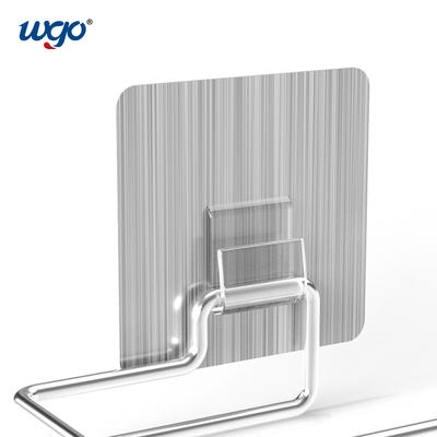 Tidak Ada Kuku Pengeboran Yang Dibutuhkan Toilet Paper Roll Holder Self Adhesive Untuk Kamar Mandi