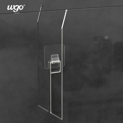 Wall Mount Plastik Gantung Kamar Mandi Kertas Roll Holder Toilet Tissue Stand