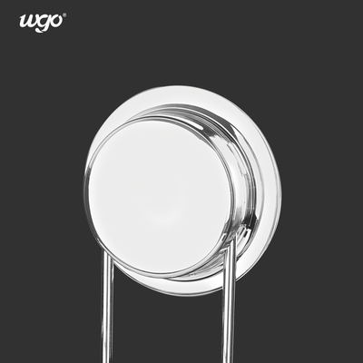 5kg Electroplating Silver Toilet Paper Holder Wall Mount Roll Suction Cup Tetap