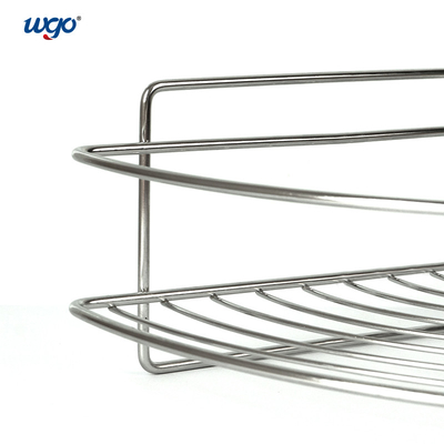 Nano WGO Corner Shower Caddy Rust Proof 10.1cm Hisap Tinggi Tetap