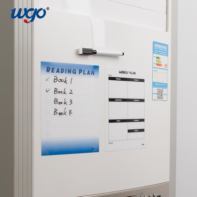 W Peel Dry Erase Wall Sticking Whiteboard Film Sheet Termasuk Penanda 11x17