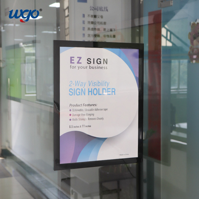 Poster Akrilik Wall Mounted Sign Holder ODM 8.5x11 Inci Kerusakan Gratis