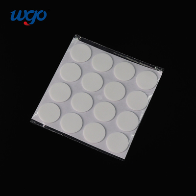 ISO 9001 Wall Mount Suction Cup Adhesive Pads Bening Diameter 20mm Tanpa Residu