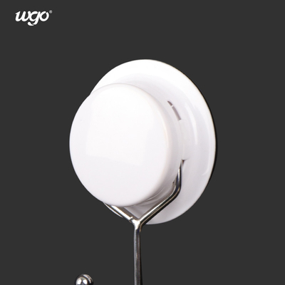 No Residu White Suction Cup Hooks, Silicone Glue Heavy Duty Towel Hooks