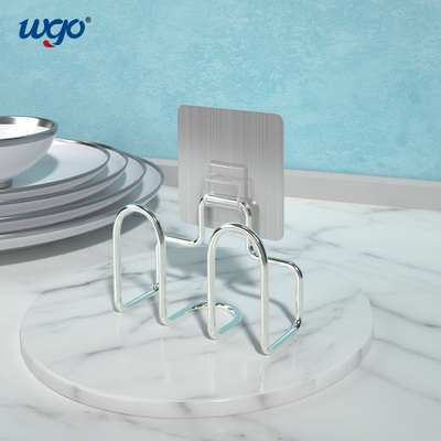 Tidak Ada Lubang Pengeboran Tidak Perlu Paku Mounted Self Adhesive Sponge Holder OEM ODM