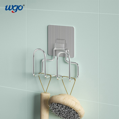 WGO SS304 Kitchen Sink Caddy Organizer Perekat Diri Tidak Perlu Alat Pemasangan