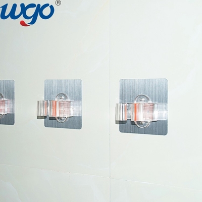Produk Pembersih Self Adhesive Holder Dapat Dicuci Dan Dapat Digunakan Kembali Bebas Kerusakan Wall Mount Grippers