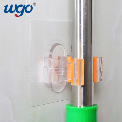 Produk Pembersih Self Adhesive Holder Dapat Dicuci Dan Dapat Digunakan Kembali Bebas Kerusakan Wall Mount Grippers
