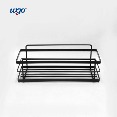 SS201 Aksesoris Kamar Mandi Dinding Pemegang Chrome Untuk Mandi 10kg Loading Dapur Dinding Rak