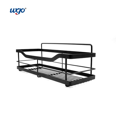 SS201 Aksesoris mandi dinding yang dapat digunakan kembali Pemegang krom untuk pancuran 10kg Loading Caddy