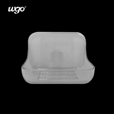Shower Counter Damage Free Transparan Plastik Rrain Sabun Tray Tidak Perlu Dipasang