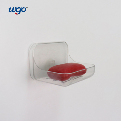 Shower Counter Damage Free Transparan Plastik Rrain Sabun Tray Tidak Perlu Dipasang