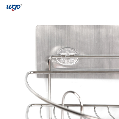 Rak Mandi Sudut Gantung Tinggi 10.1cm Ss201 Body Shampoo Storage Caddy