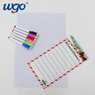 Wall Self Adhesive Christmas Dry Erase Calendar Dihapus Tanpa Residu