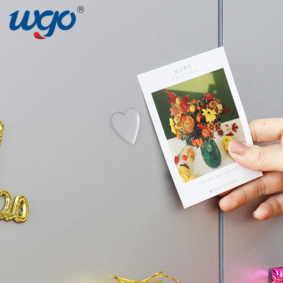 WGO Clear Adhesive Removable Sticky Dots Dapat Direposisi Tanpa Residu Pita Perekat yang Dapat Digunakan Kembali