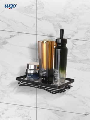 WGO 173mm Wall Hanging Soap Case Hitam Stainless Steel SS201