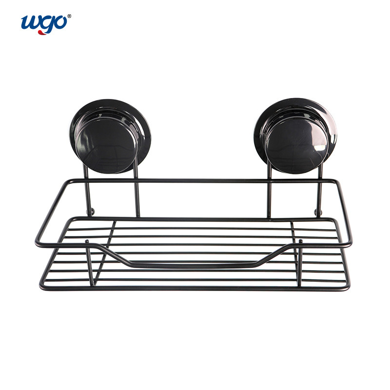 Pemasangan Bebas Kerusakan Tidak Perlu Lubang Pengeboran Shower Caddy Self Adhesive Aksesoris Mandi Pemegang Chrome