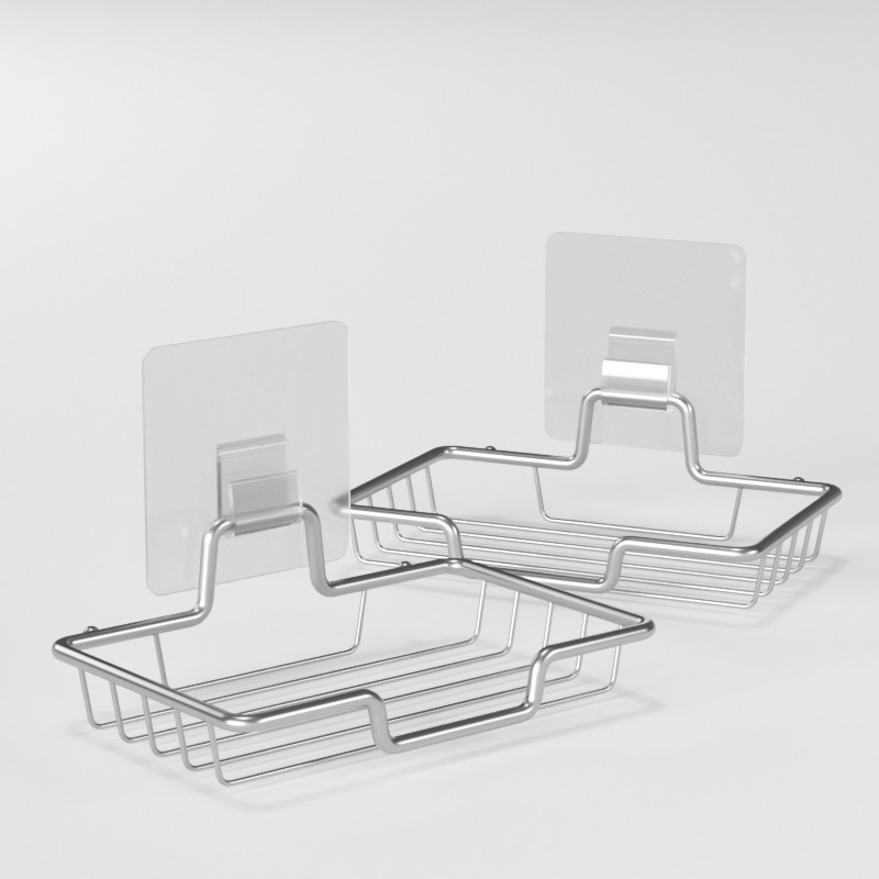 Tempat Sabun Mandi Self Adhesive Mounted untuk Penyimpanan Dan Organizer