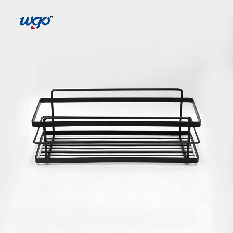 SS201 Aksesoris Kamar Mandi Dinding Pemegang Chrome Untuk Mandi 10kg Loading Dapur Dinding Rak