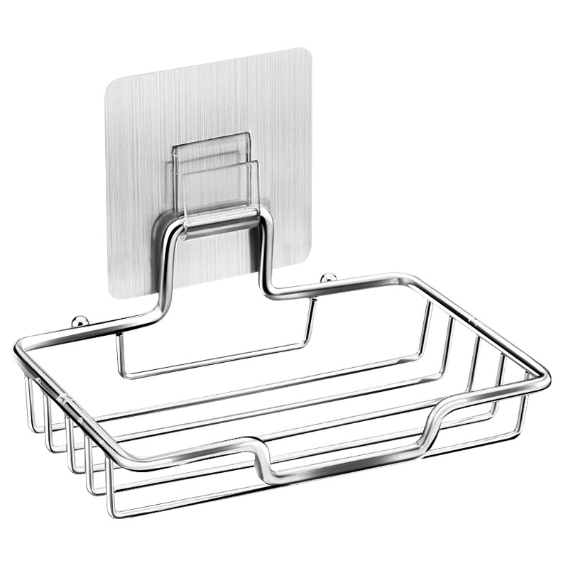 Aksesoris Mandi Set Self Adhesive Mounted Kamar Mandi Fiiting Holder Tempat Sabun Piring Untuk Kamar Mandi