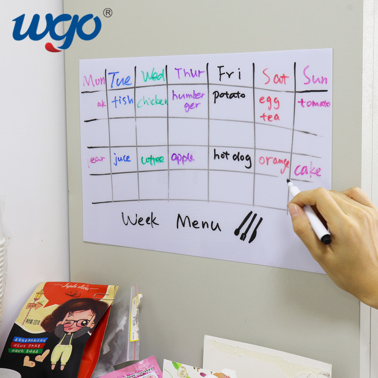 ODM OEM Classroom Sticky Dry Erase Board 8.5x11 A4 A3 1000 Kali Dapat Ditempelkan