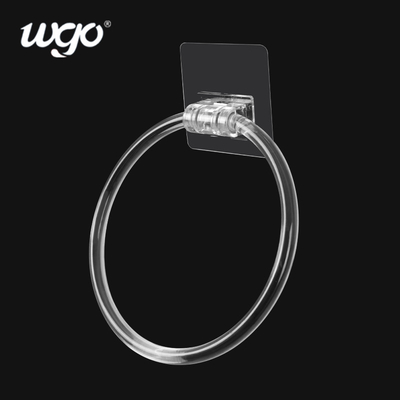 4kg Removable Hanging Kamar Mandi Handuk Cincin Pemegang polivinil klorida Stiker